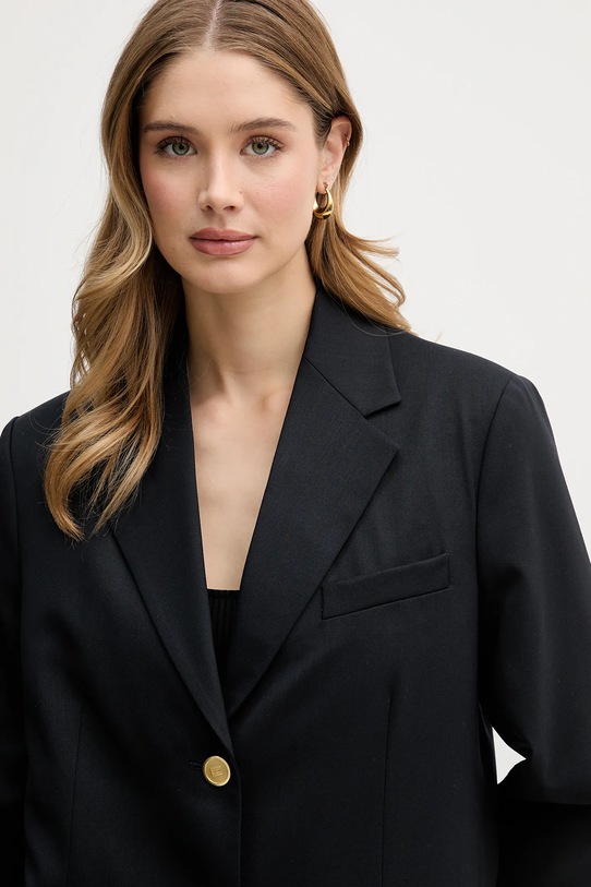 Tommy Hilfiger marynarka z dodatkiem wełny granatowy WW0WW47912