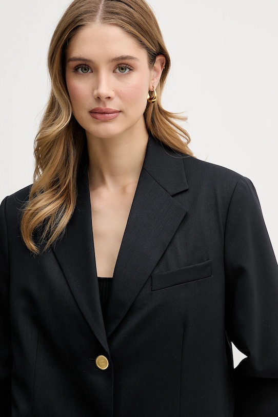 Tommy Hilfiger marynarka z dodatkiem wełny granatowy WW0WW47912