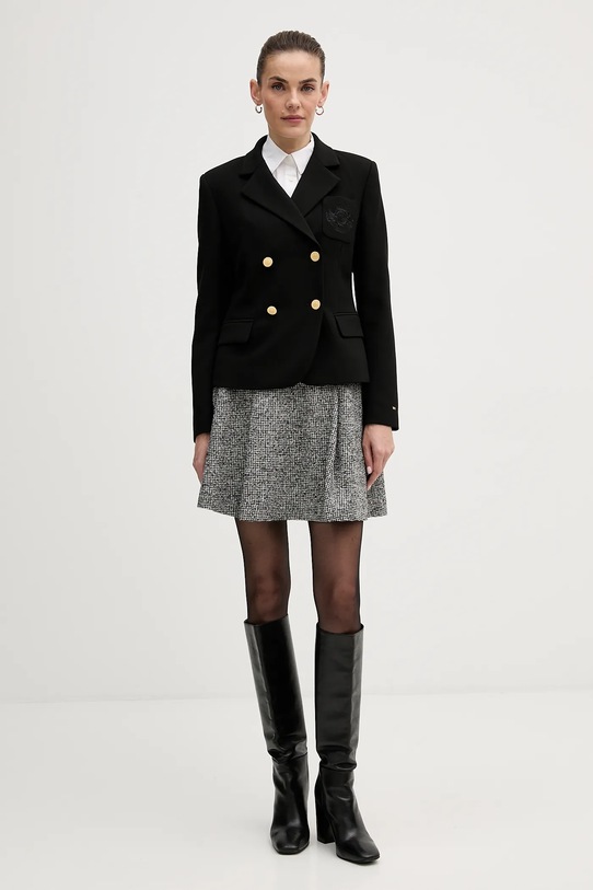 Tommy Hilfiger marynarka WW0WW48696 czarny SS26