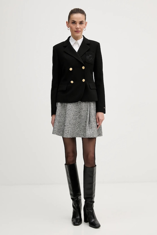 Tommy Hilfiger marynarka WW0WW48696 czarny SS26