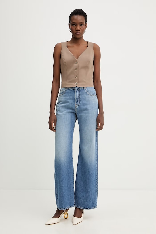 Prsluk Guess NAUSICA W6RH52.WH9Y2 bež SS26