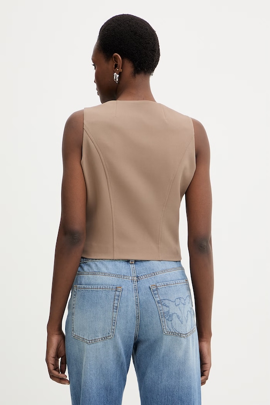 Odjeća Prsluk Guess NAUSICA W6RH52.WH9Y2 bež