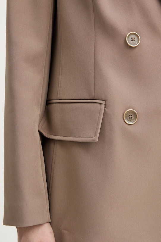 Guess marynarka NAUSICA W6RN44.WH9Y2 brązowy