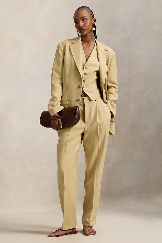 Odzież Polo Ralph Lauren marynarka 211A96189 beżowy