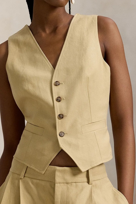 Polo Ralph Lauren kamizelka beżowy 211A96195