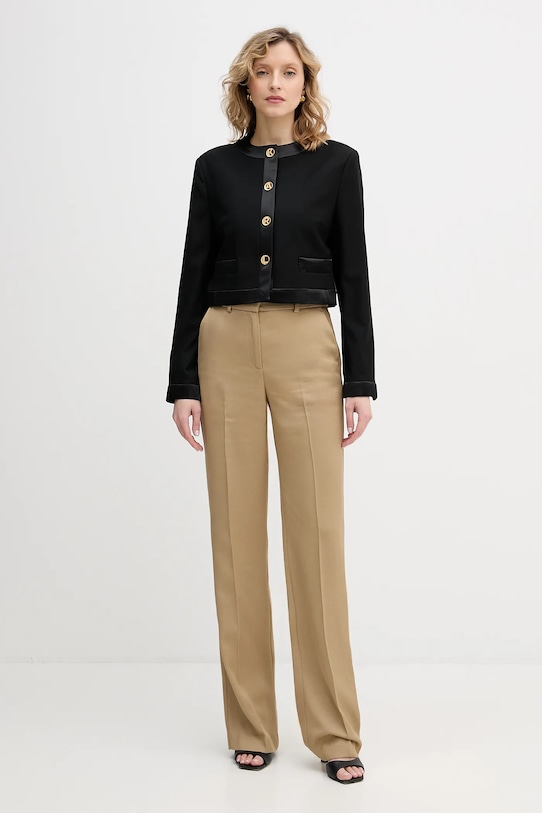 Sako s primjesom vune Karl Lagerfeld KARL DAILY B1W14038 crna SS26