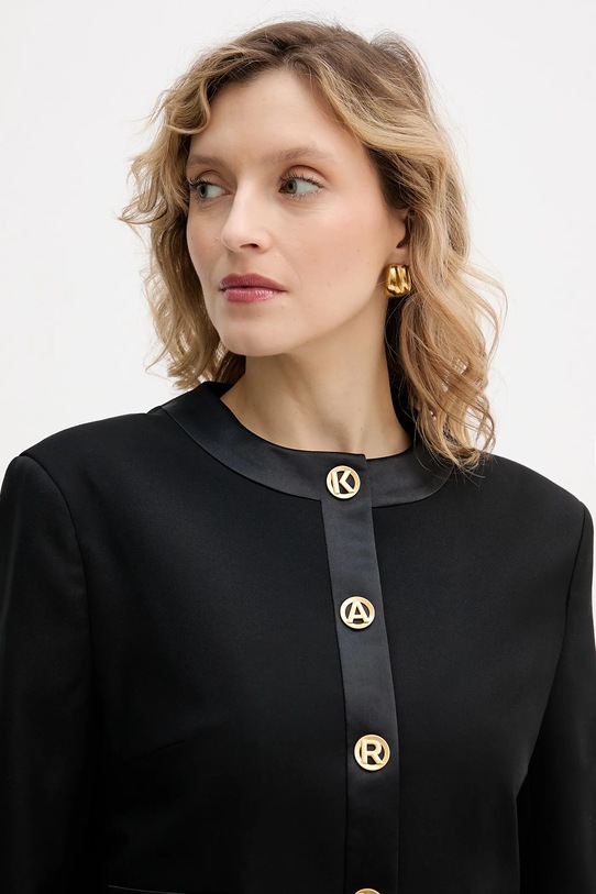 Sako s primjesom vune Karl Lagerfeld KARL DAILY crna B1W14038