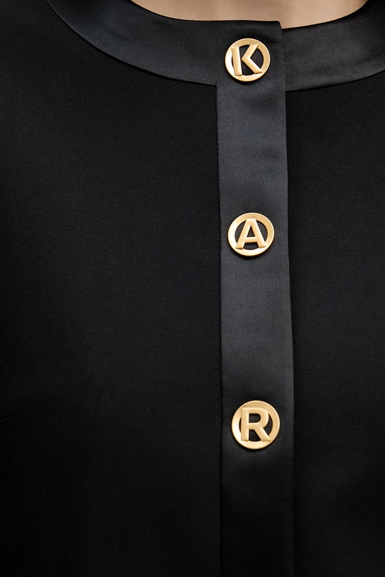 Sako s primjesom vune Karl Lagerfeld KARL DAILY B1W14038 crna