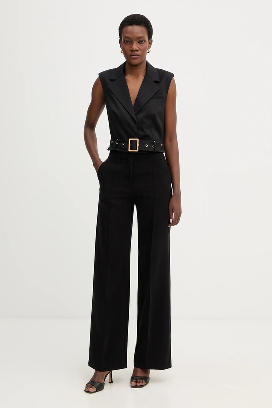 Karl Lagerfeld kamizelka z dodatkiem wełny B1W14009 czarny SS26