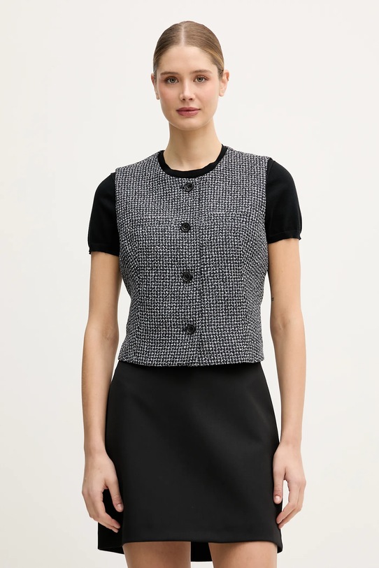 Dkny kamizelka tkanina granatowy UK5TV354