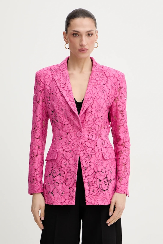 Pinko marynarka bez podszewki różowy 106554.A330