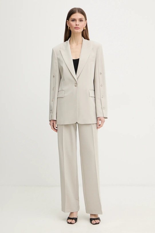 Pinko marynarka 106618.A18E szary SS26