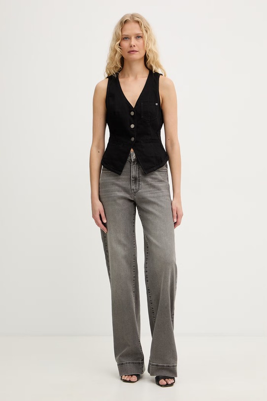 Pinko kamizelka damska bawełniana 106424.A33V czarny SS26