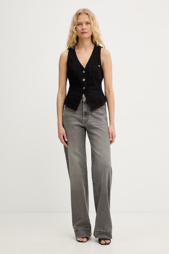 Pinko kamizelka damska bawełniana 106424.A33V czarny SS26