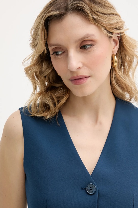 Patrizia Pepe kamizelka niebieski 8C0839.A688