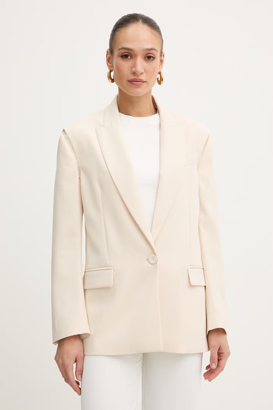 Patrizia Pepe marynarka tkanina beżowy 8S0566.A6F5