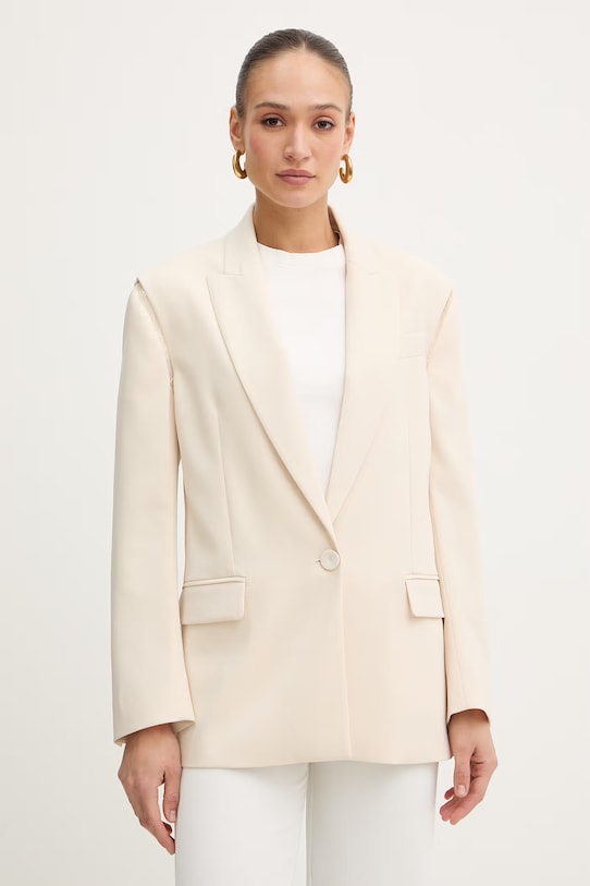 Patrizia Pepe marynarka tkanina beżowy 8S0566.A6F5