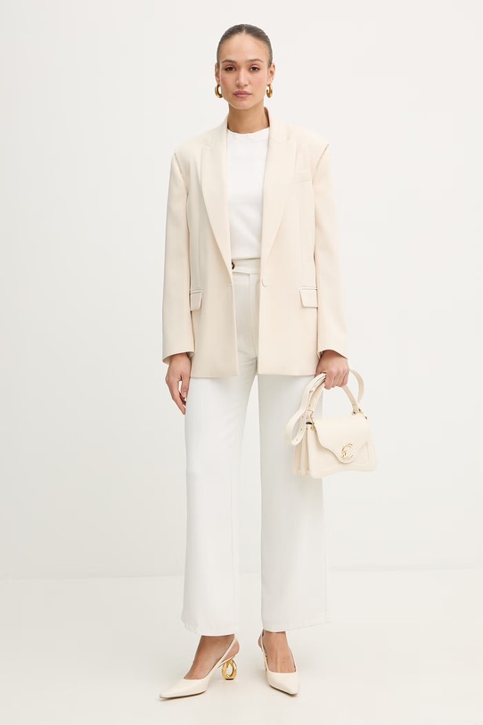 Patrizia Pepe marynarka 8S0566.A6F5 beżowy SS26