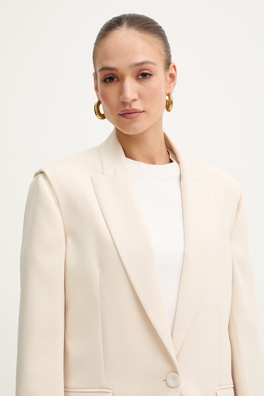 Patrizia Pepe marynarka beżowy 8S0566.A6F5