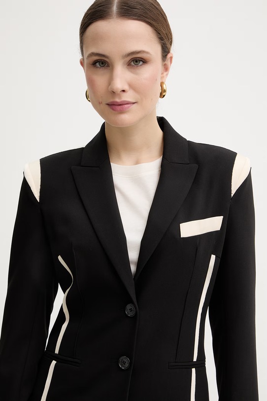 Patrizia Pepe marynarka czarny 8S0571.A498