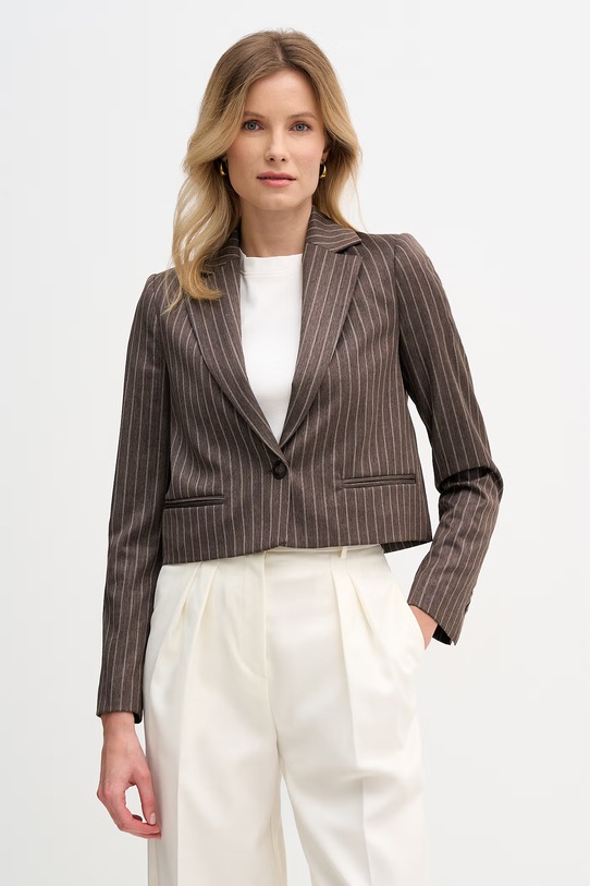 Pedro del Hierro żakiet damski brązowy 6753218