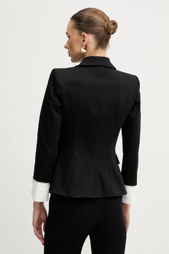 Odzież Elisabetta Franchi marynarka GI21361E2 czarny