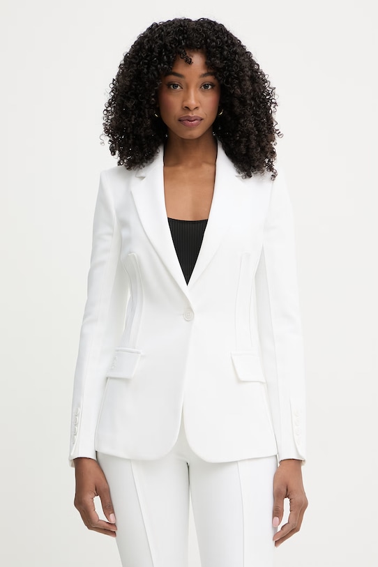 Elisabetta Franchi jednořadé sako dámské béžová GI21661E2