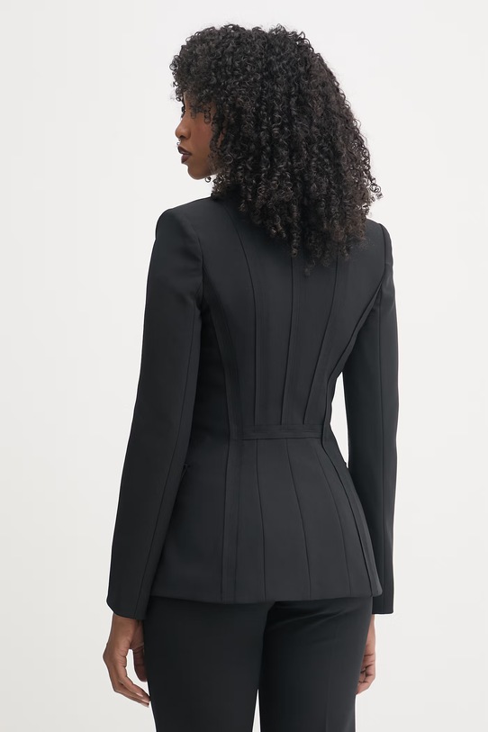 Odzież Elisabetta Franchi marynarka jednorzędowa damska GI21661E2 czarny