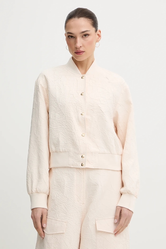 Liu Jo kurtka bomber nieocieplane beżowy TA6178.TS118