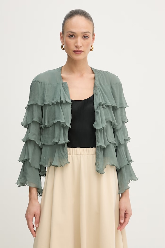 Marella пиджак женский из вискозы MLMFAREA зелёный 2613041075200