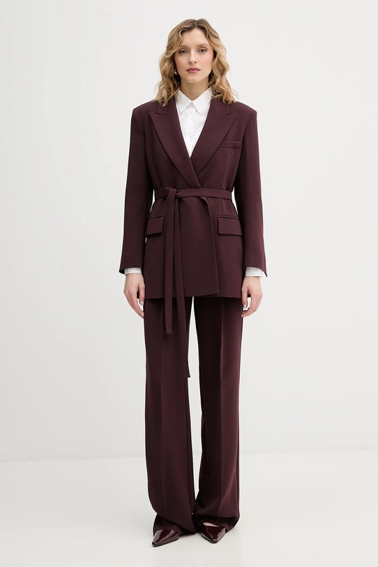 Marella marynarka ZERBINO 2613041081200 bordowy SS26