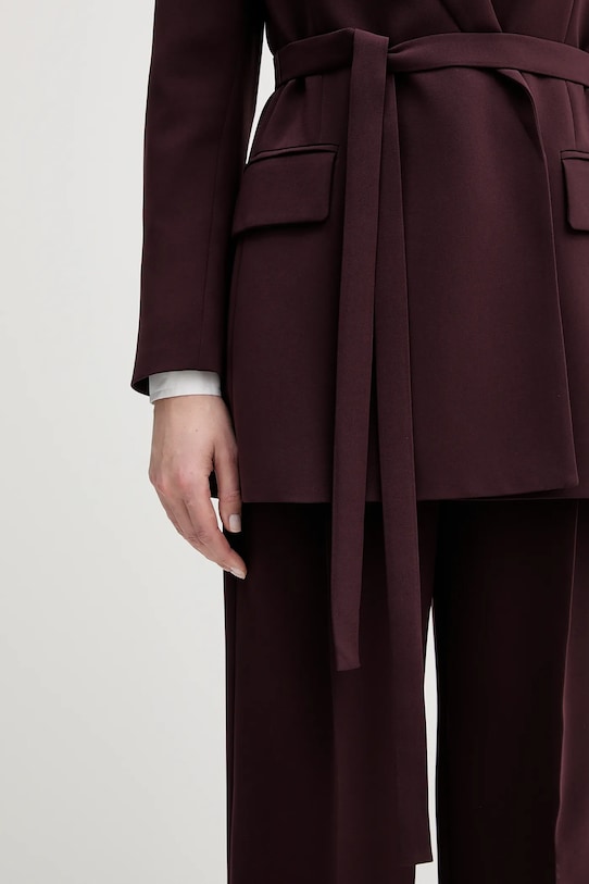 Marella marynarka ZERBINO 2613041081200 bordowy