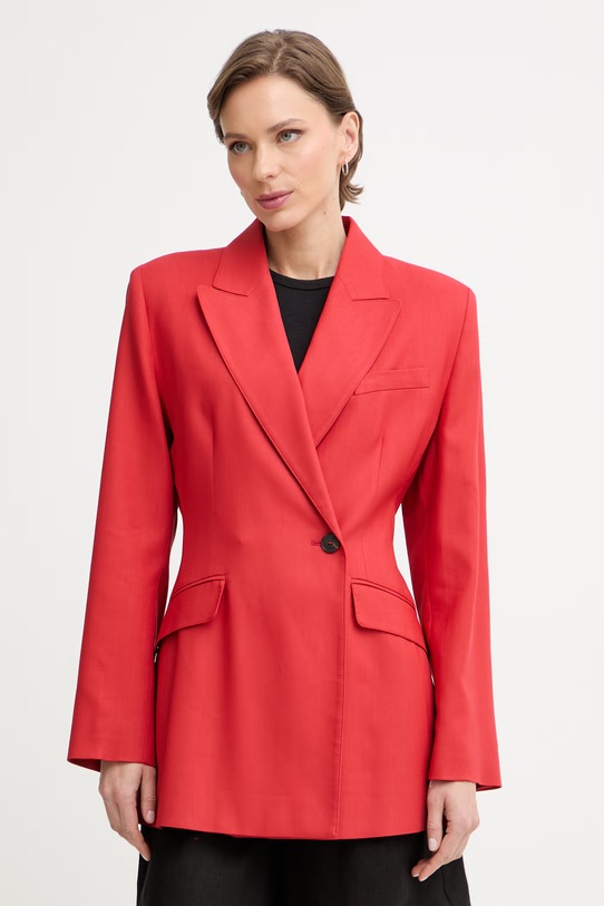 Marella однобортний піджак жіночий CAMPALE червоний 2613041131200