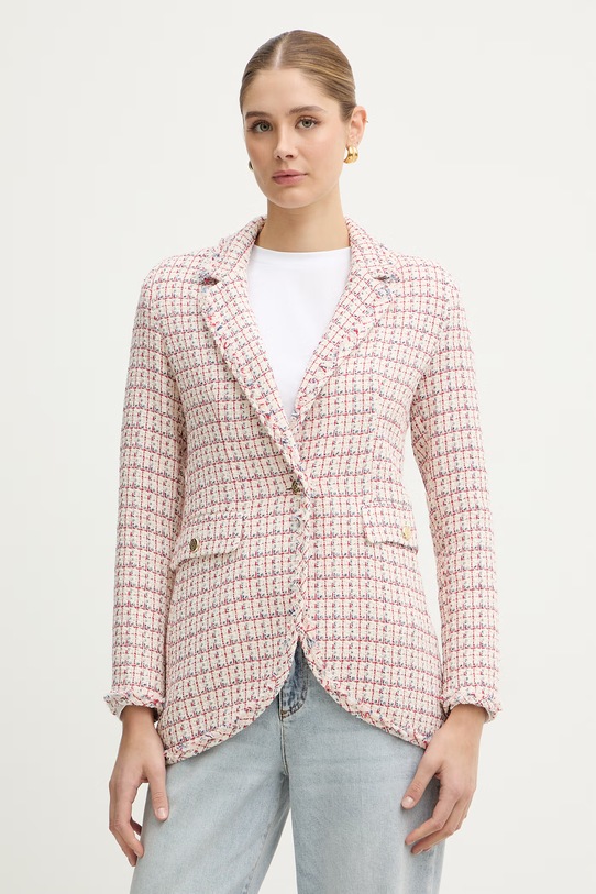 Marella marynarka Emme by Marella tkanina czerwony 2615041091200