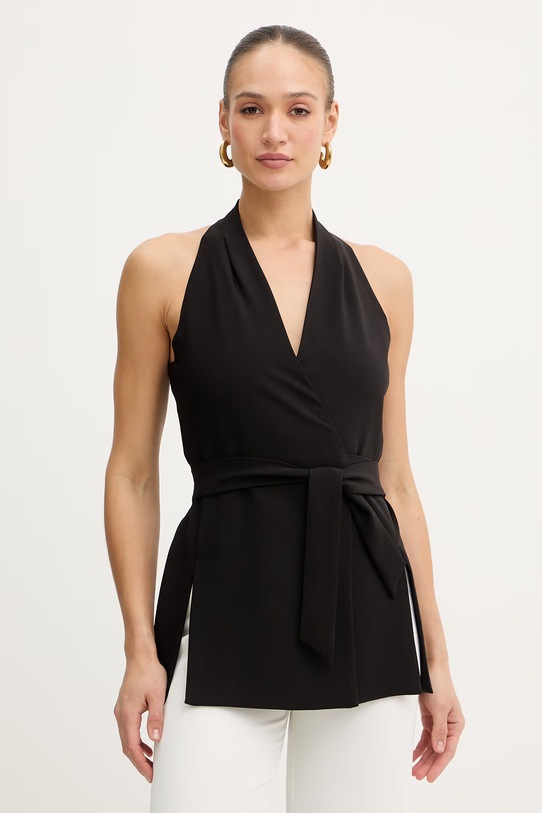 Marella kamizelka Emme by Marella tkanina czarny 2615151031200