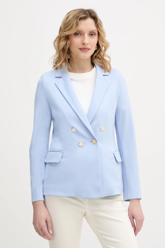 Marella marynarka Emme by Marella dzianina niebieski 2615911031200