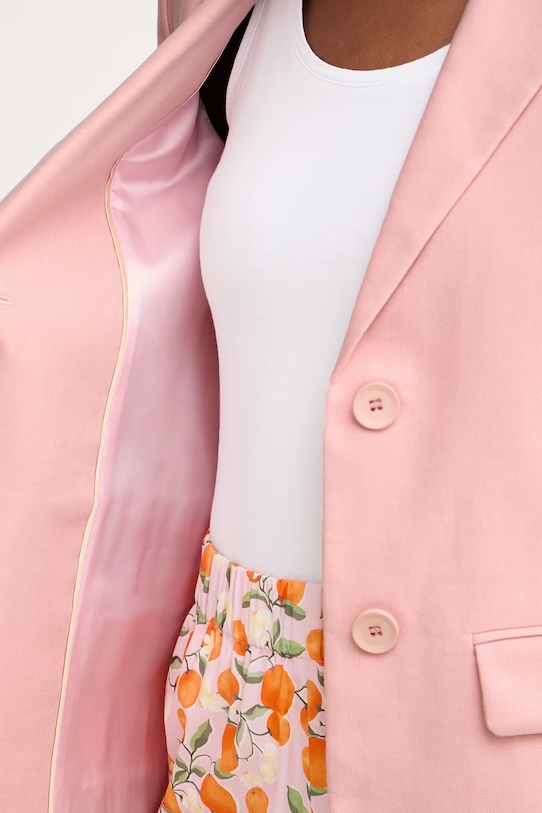 iBlues однобортний піджак жіночий з льоном GIRINO 2617041022200