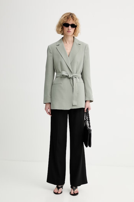 Calvin Klein sako dámske LV044F405G zelená SS26