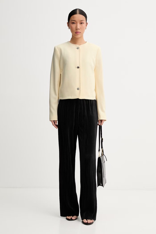 Calvin Klein σακάκι γυναικείο LV044F418G μπεζ SS26