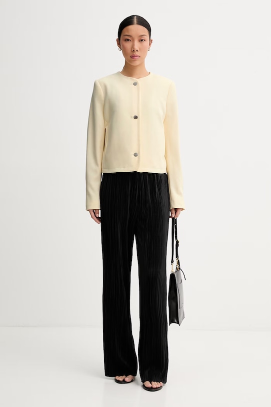 Calvin Klein σακάκι γυναικείο LV044F418G μπεζ SS26