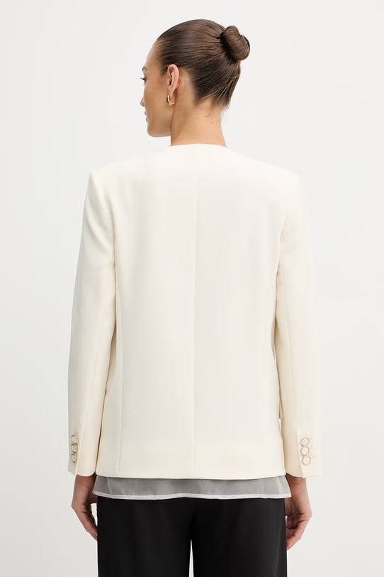 Odzież Simona Corsellini marynarka damska P26CPGI00301 beżowy