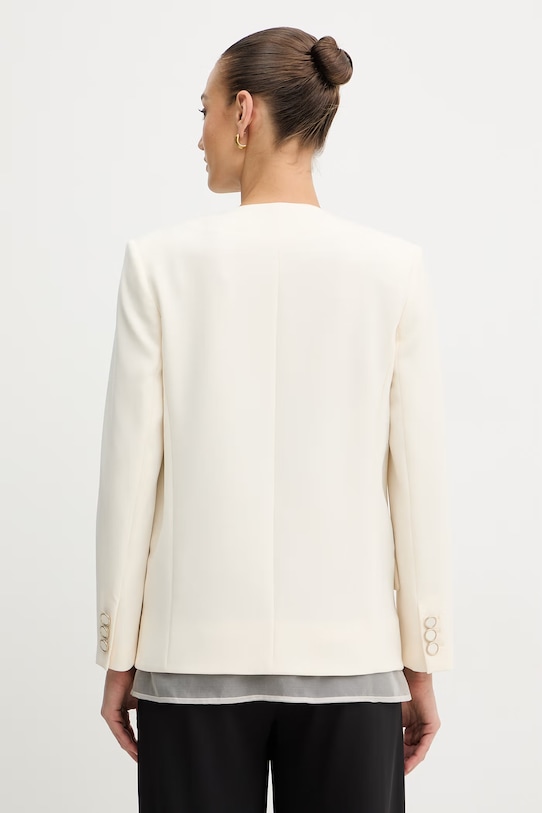 Odzież Simona Corsellini marynarka damska P26CPGI00301 beżowy