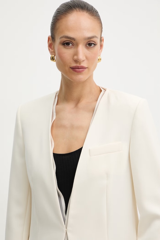 Simona Corsellini marynarka damska beżowy P26CPGI00301