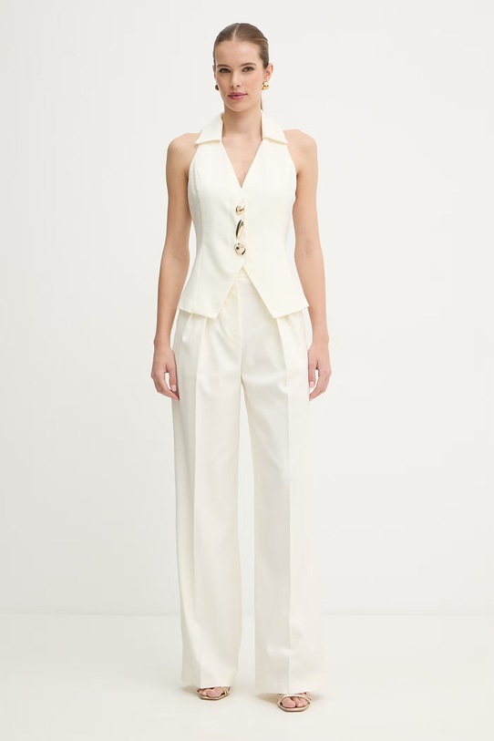 Simona Corsellini kamizelka P26CPTO00901 beżowy SS26