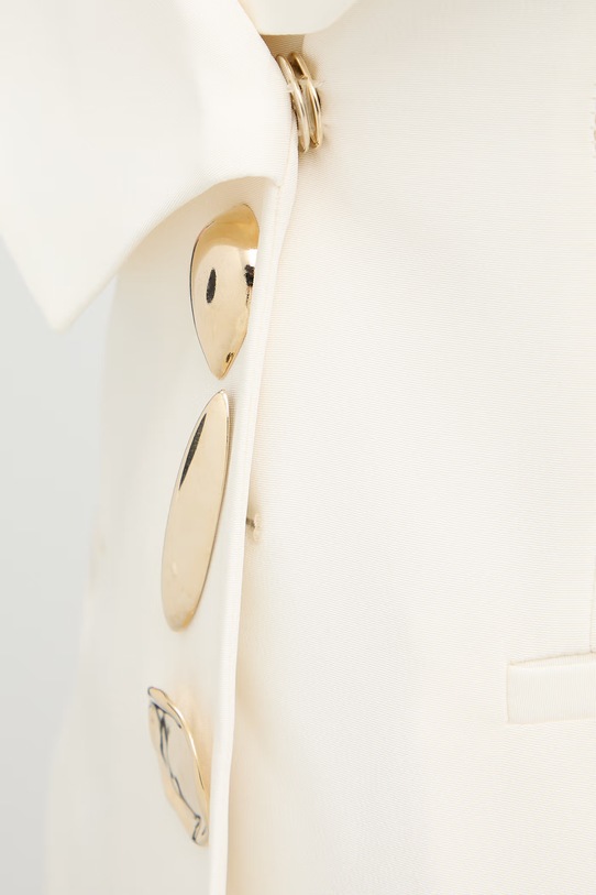 Simona Corsellini kamizelka damska z wiskozy P26CPGI01401 beżowy