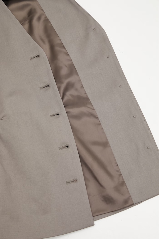 Rotate kamizelka z wełną damska 115618816 brązowy