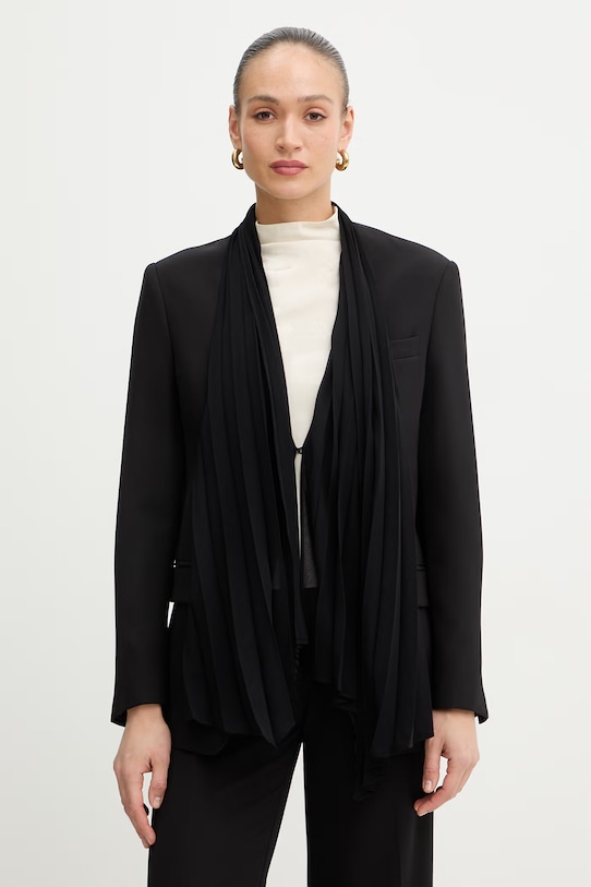 Twinset marynarka tkanina czarny 261TP2192