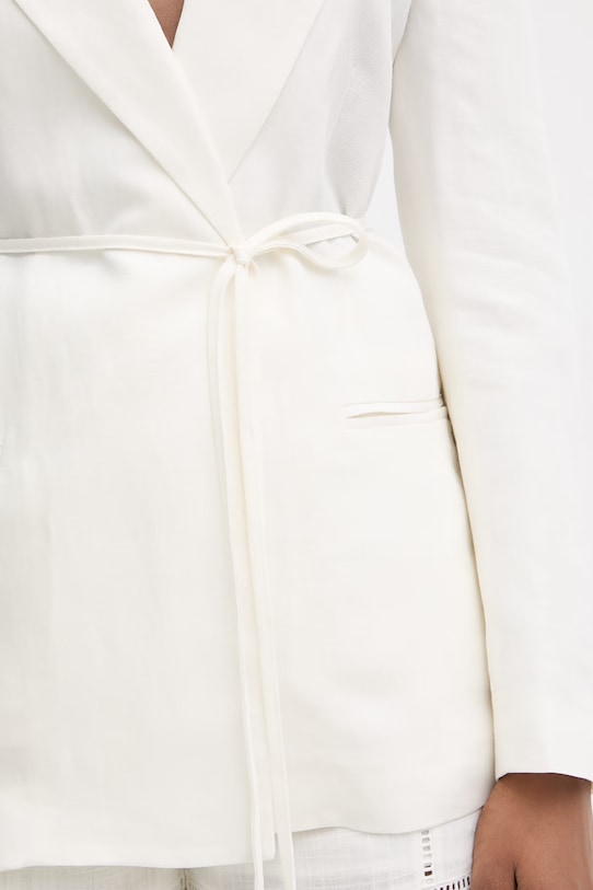 Twinset ženski suknjič z lanom 261TP2453 bež