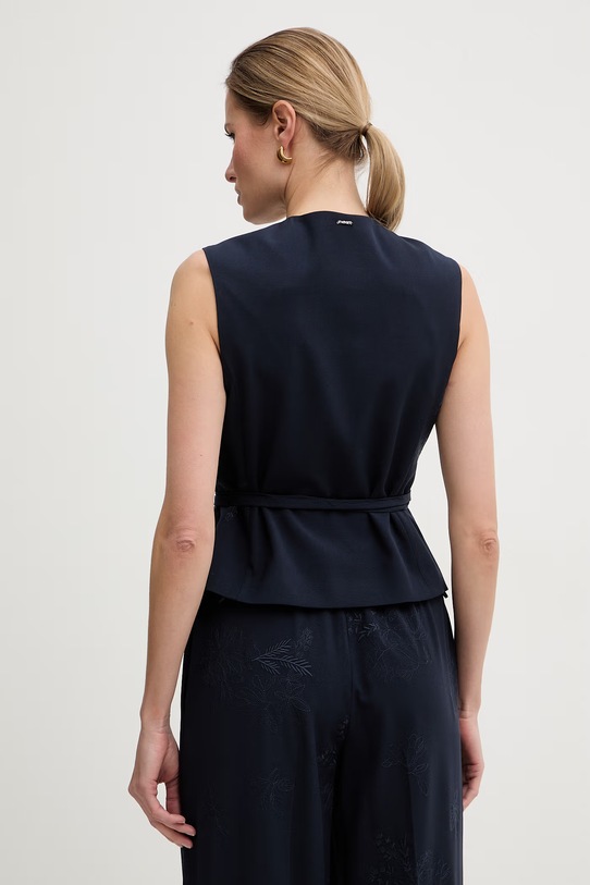 Odzież Twinset kamizelka damska 261TE2021 granatowy