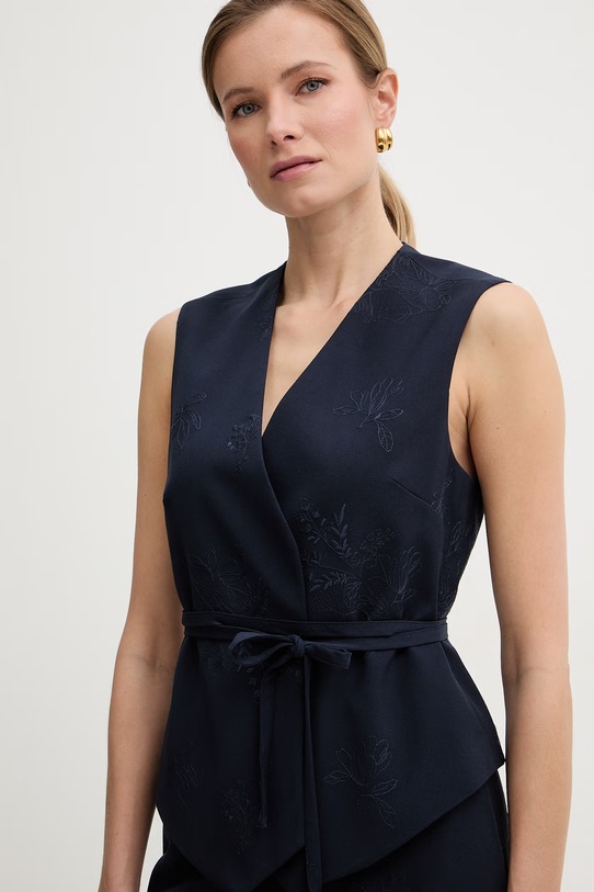 Twinset kamizelka damska granatowy 261TE2021